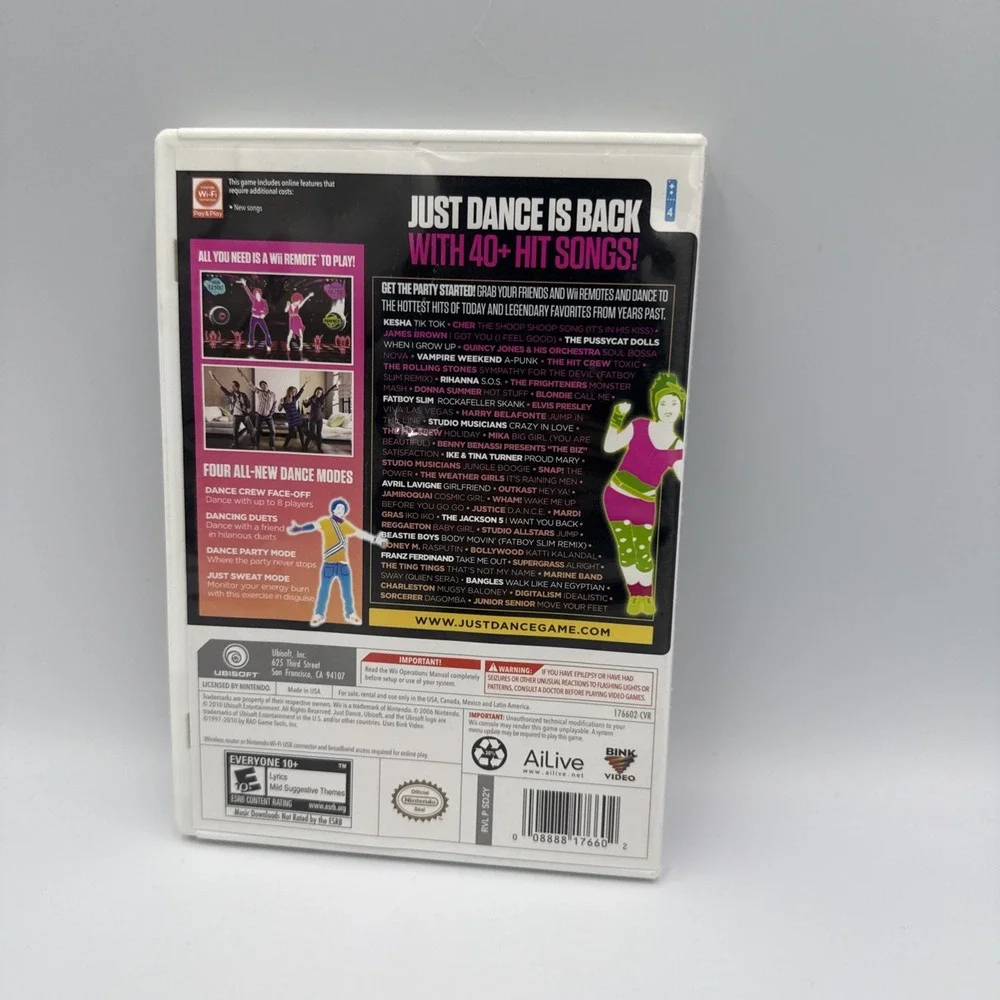 Just Dance 2 (Nintendo Wii, 2010) Best Buy Edition - Picture 2 of 4